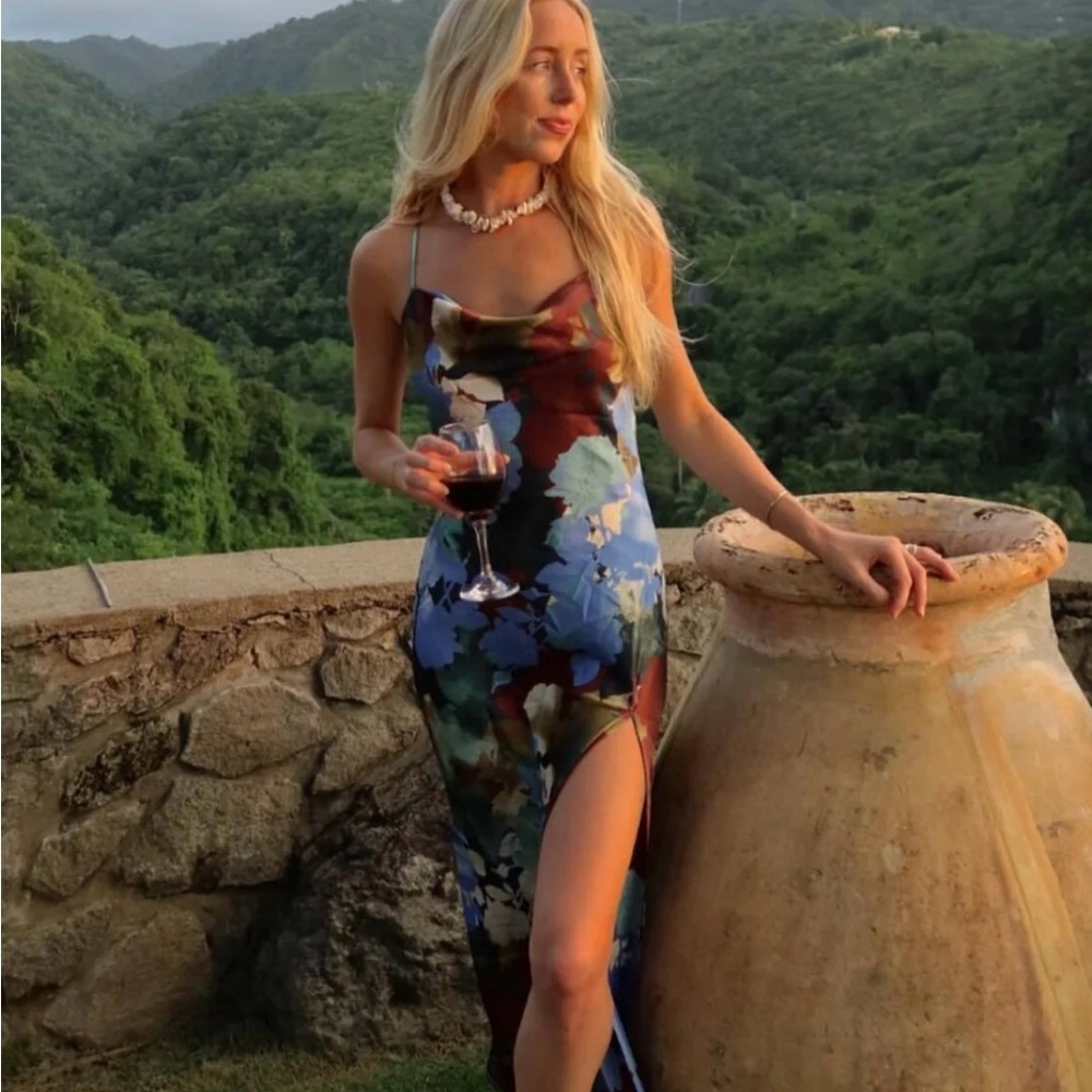 12th Tribe Natalia dress in Blue